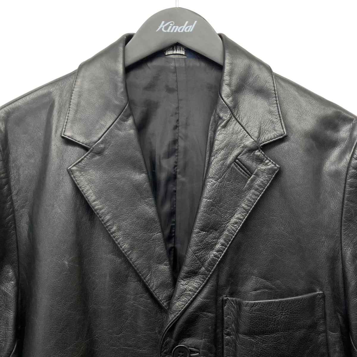 OLD GAP ノッチドラペル3Bレザージャケット 古着・中古-3枚目のアイテム画像