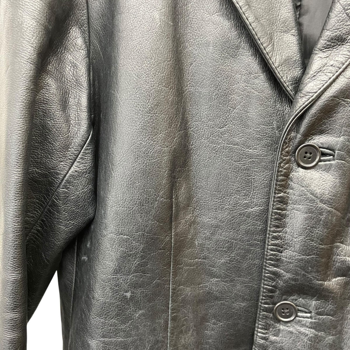 OLD GAP ノッチドラペル3Bレザージャケット 古着・中古-8枚目のアイテム画像