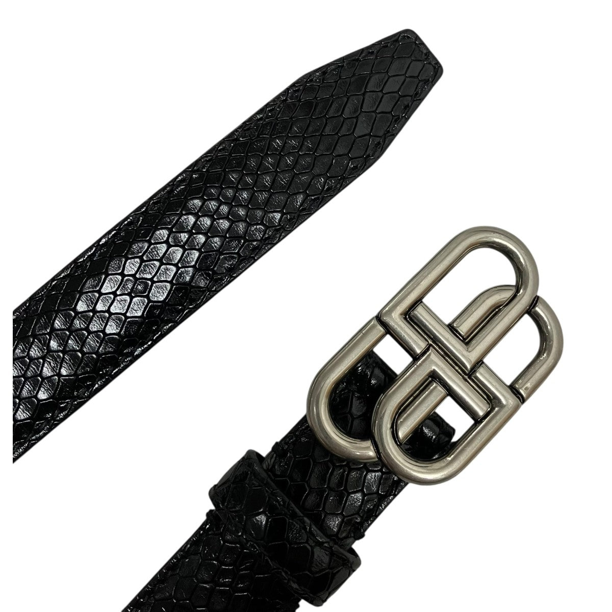 バレンシアガ　レザー ベルト BALENCIAGA（バレンシアガ） 黒 レザー メンズ ベルト 674890 アパレル