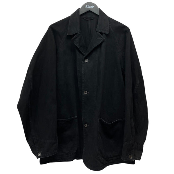 COMOLI 25SS デニムジャケット サイズ3 B01-01001 ブラック COMOLI(コモリ) 25SSデニムワークジャケットB01-01002 B01-01002