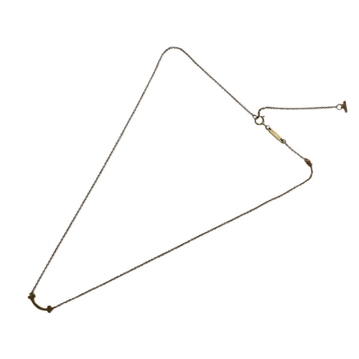 Tiffany ＆ Co． T スマイル ペンダント（ミニ）ネックレス 古着・中古-1枚目のアイテム画像