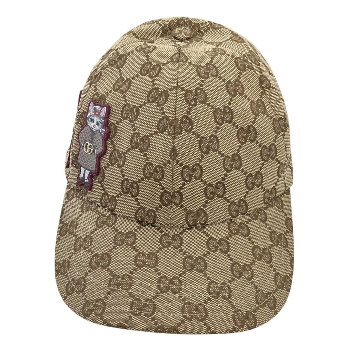 GUCCI×ヒグチユウコ GGキャンバスベースボールキャップ 古着・中古-2枚目のアイテム画像