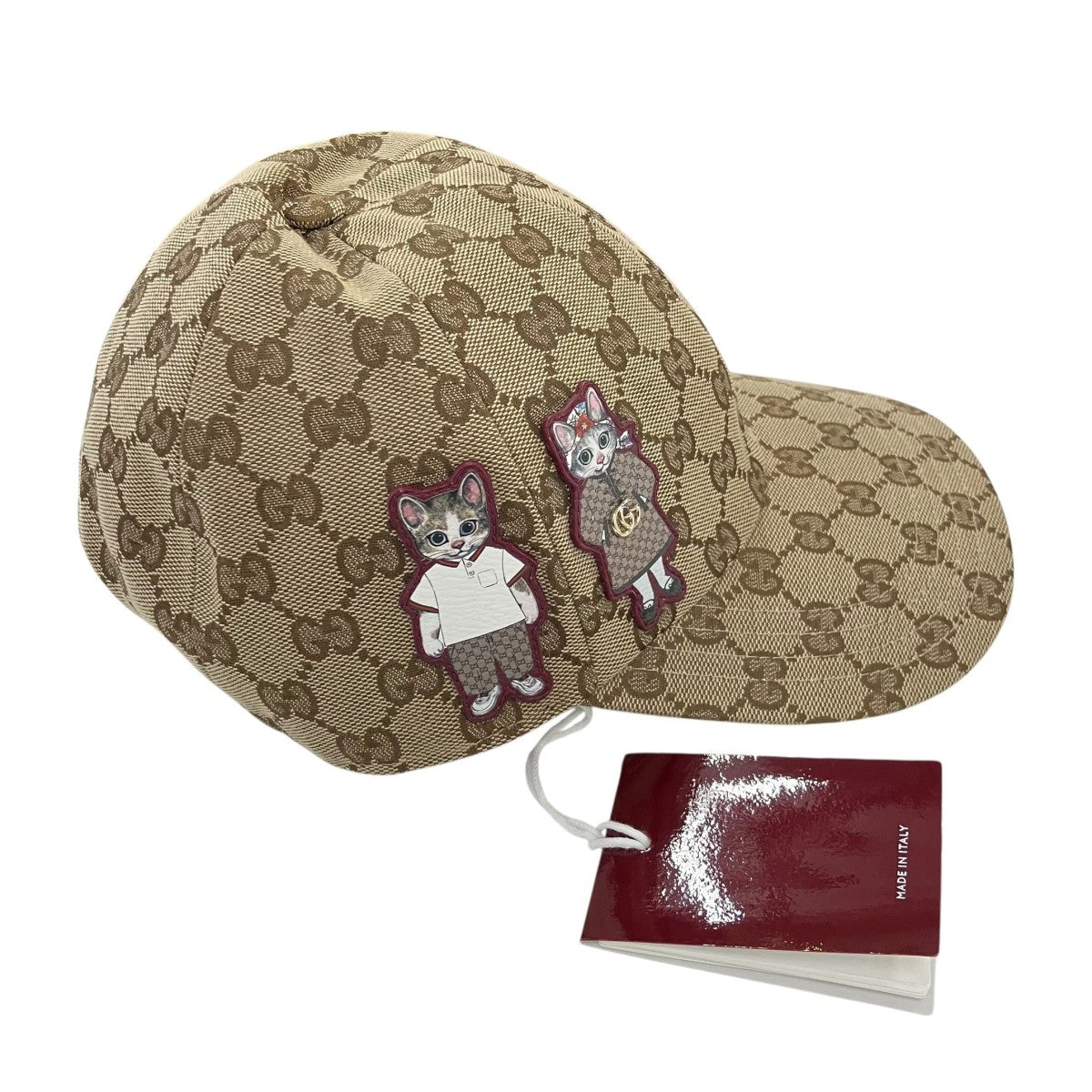 GUCCI×ヒグチユウコ GGキャンバスベースボールキャップ 古着・中古-3枚目のアイテム画像