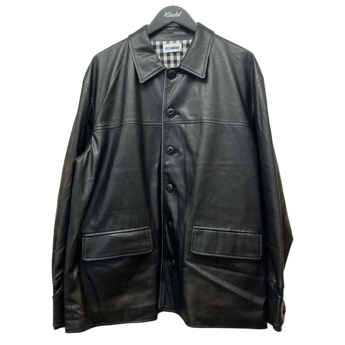 FAKE LEATHER CAR COATフェイクレザーカーコート