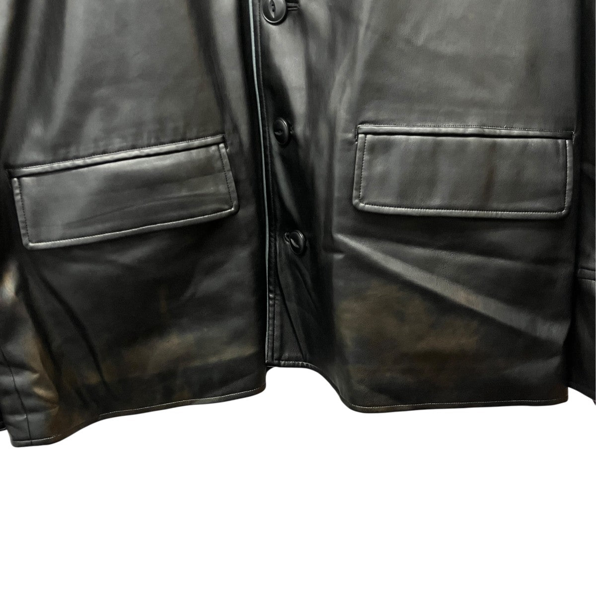 FAKE LEATHER CAR COATフェイクレザーカーコート
