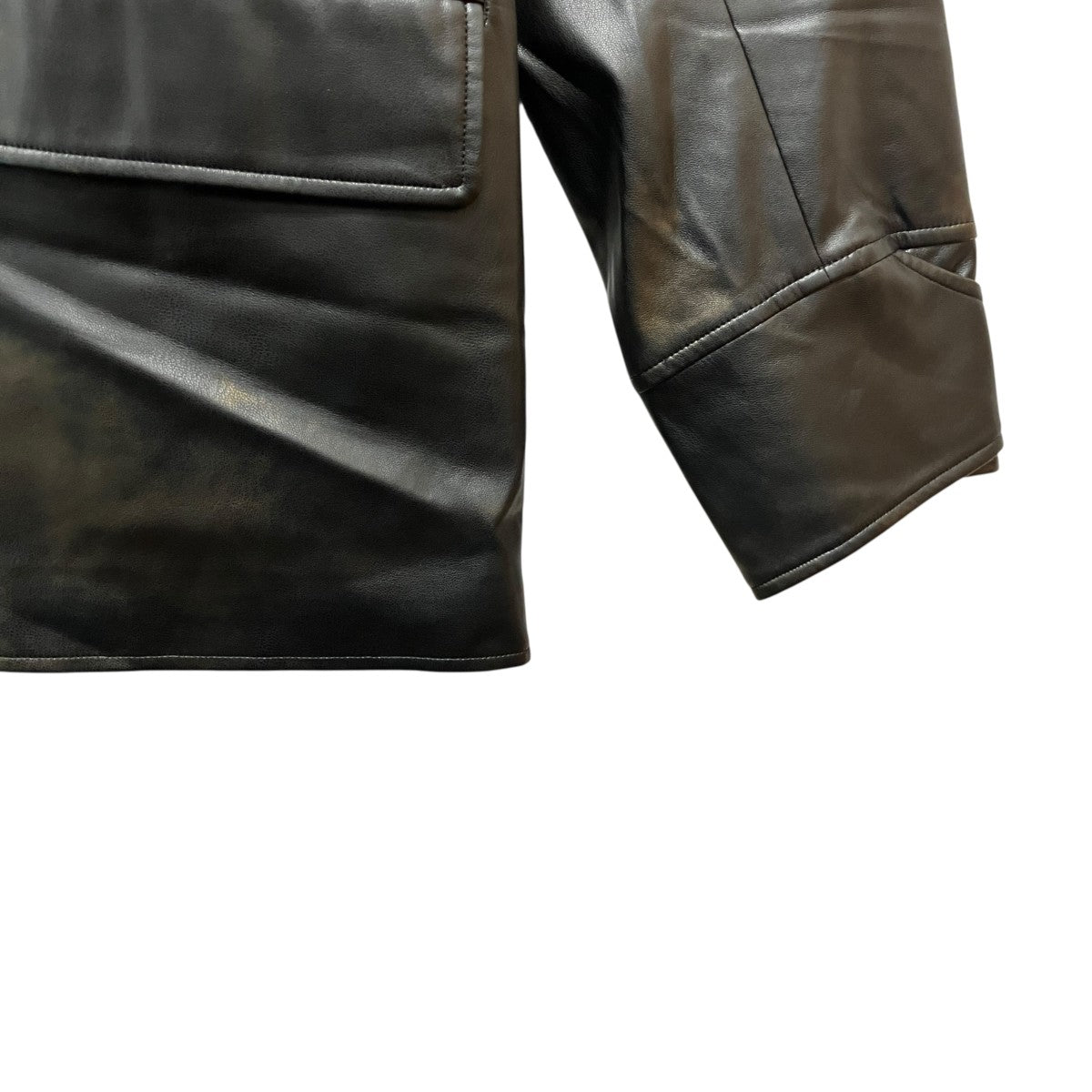 FAKE LEATHER CAR COATフェイクレザーカーコート