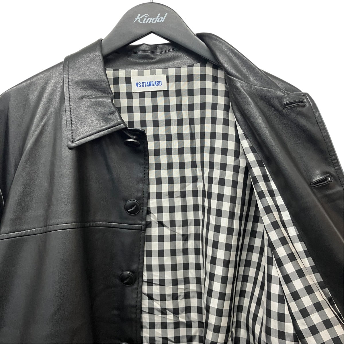 FAKE LEATHER CAR COATフェイクレザーカーコート