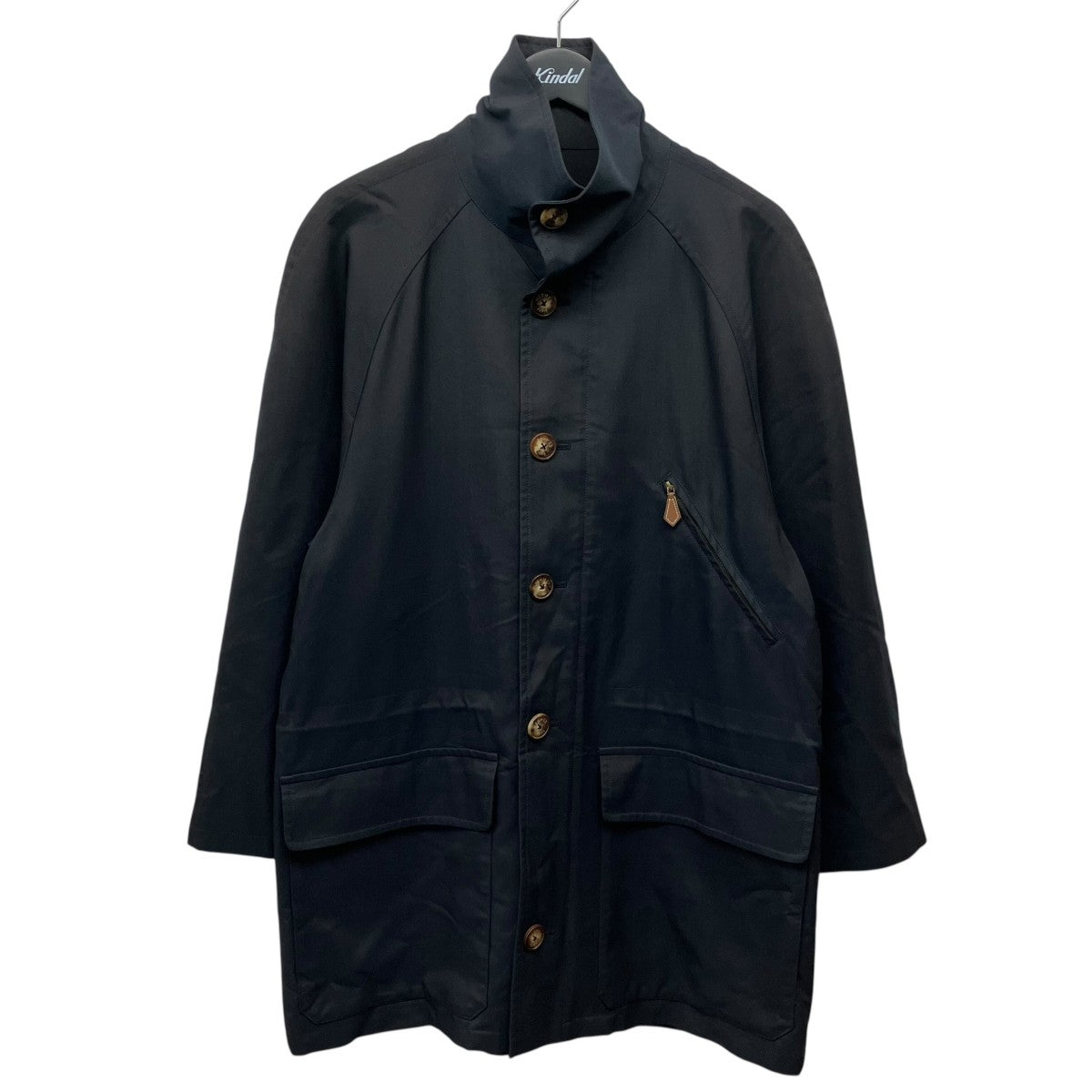 HERMES ハイネックハーフコート 古着・中古-1枚目のアイテム画像