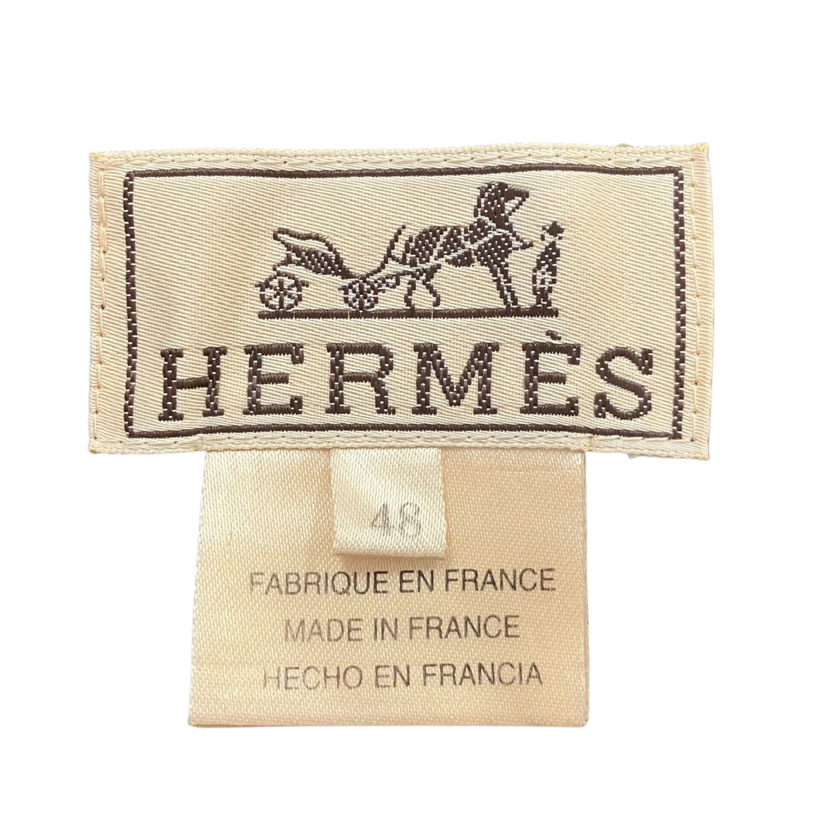 HERMES ハイネックハーフコート 古着・中古-5枚目のアイテム画像