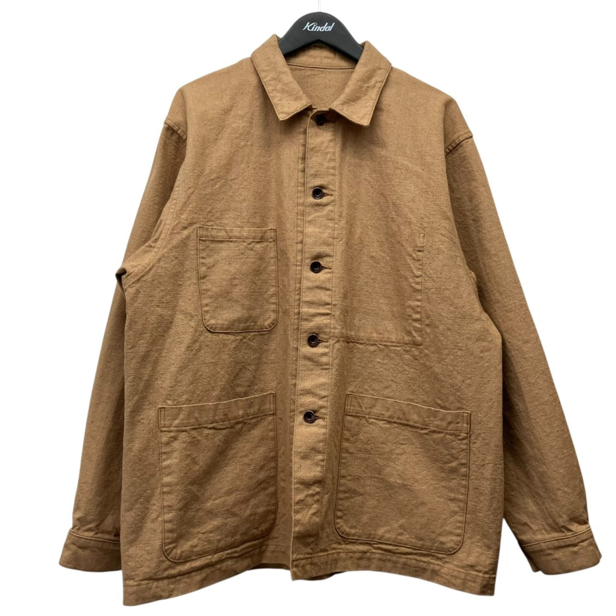 Be prepared×awasa naturally coloured cotton duck coverall jacketカバーオールaws5-be002 古着・中古-1枚目のアイテム画像