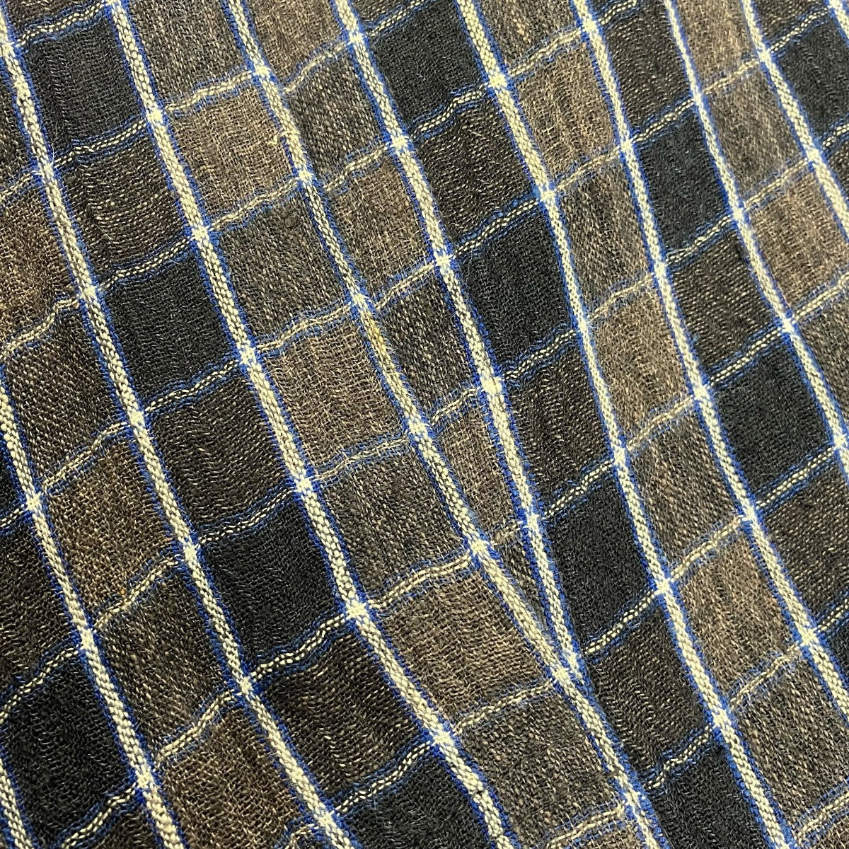 ISSEY MIYAKE 80s筆タグチェックプルオーバーブラウスJS12915 古着・中古-8枚目のアイテム画像