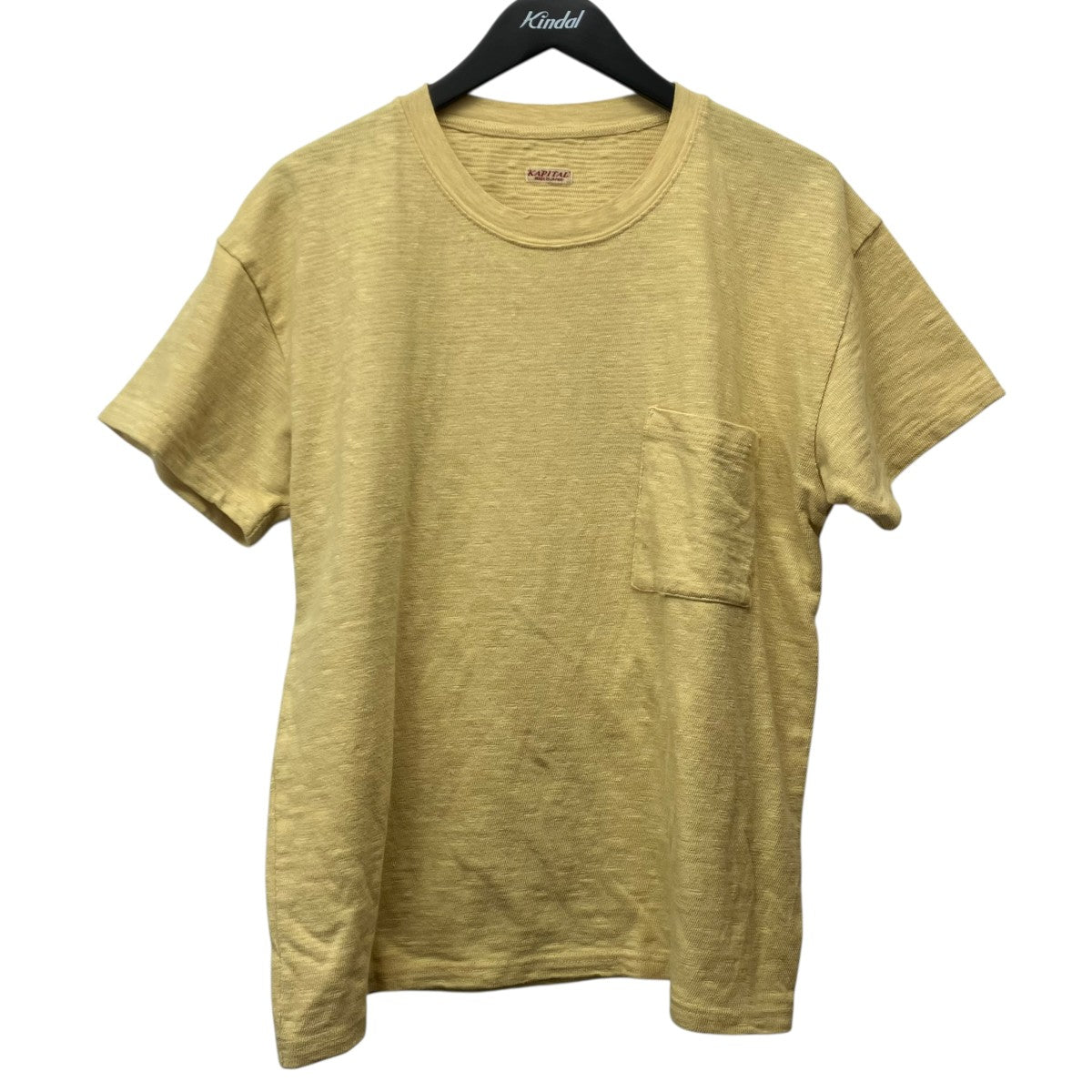 KAPITAL アミューズニットポケットTシャツEK-1410SC 古着・中古-1枚目のアイテム画像