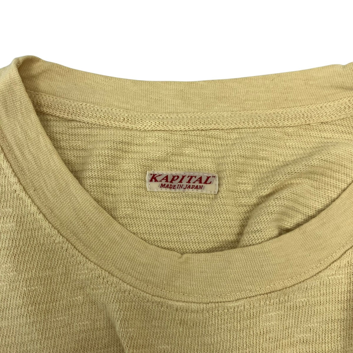KAPITAL アミューズニットポケットTシャツEK-1410SC 古着・中古-3枚目のアイテム画像