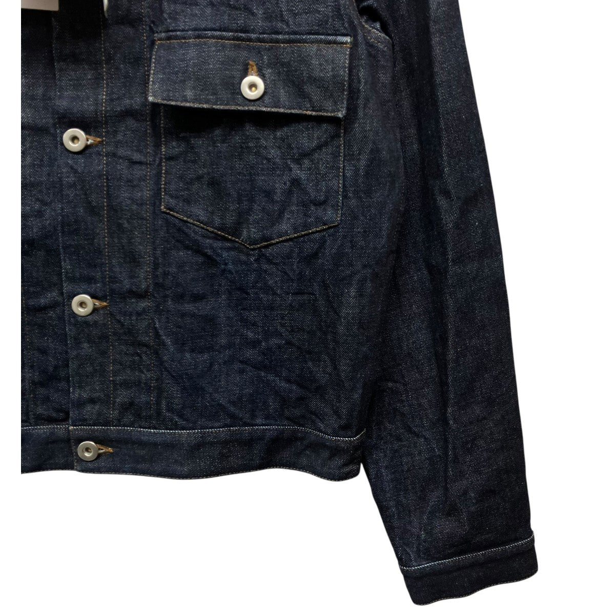 JIL SANDER 「BLOUSON 95」ローデニムジャケット 古着・中古-4枚目のアイテム画像