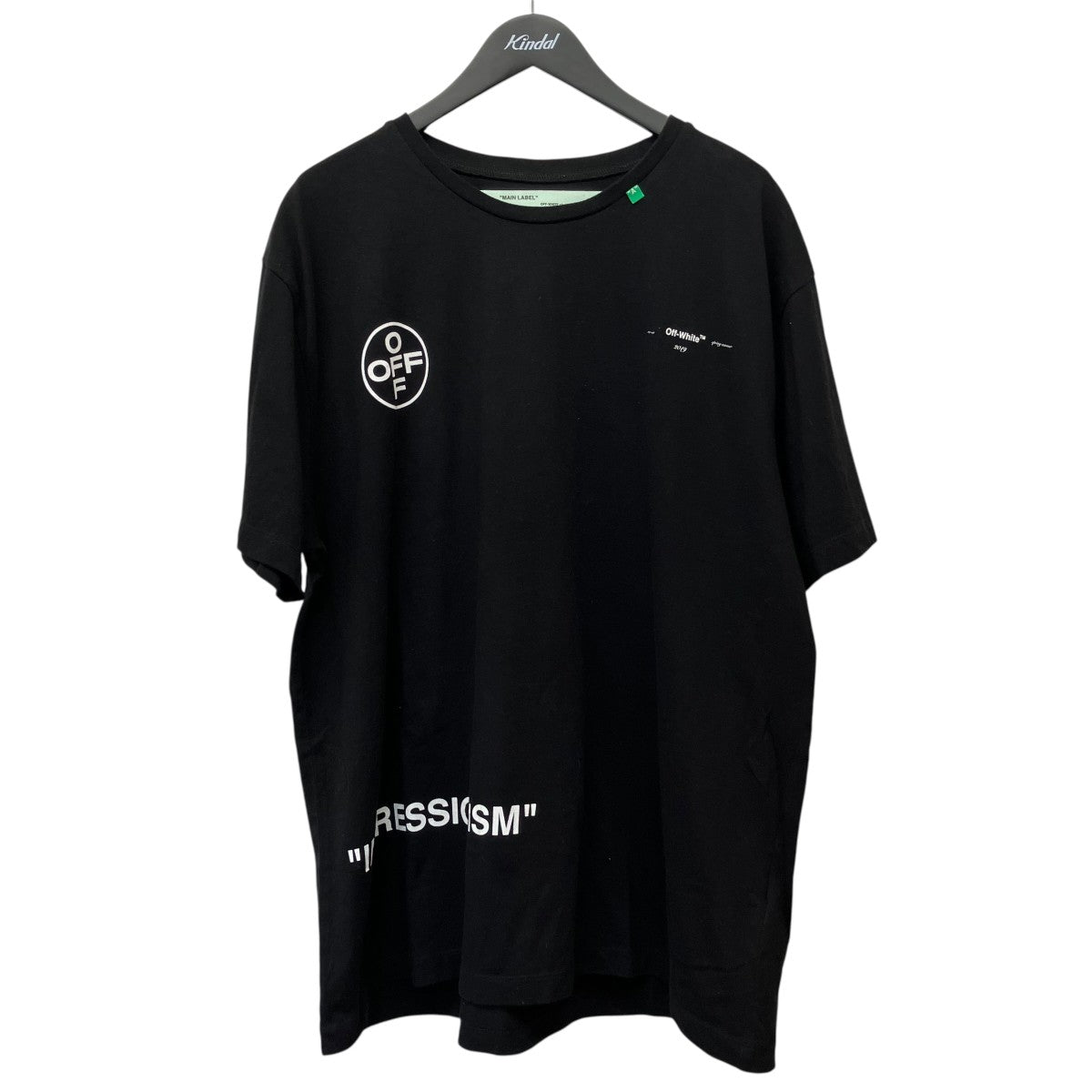 OFFWHITE 19SSSTENCIL S S OVER TeeプリントTシャツOMA038R1918015 古着・中古-1枚目のアイテム画像