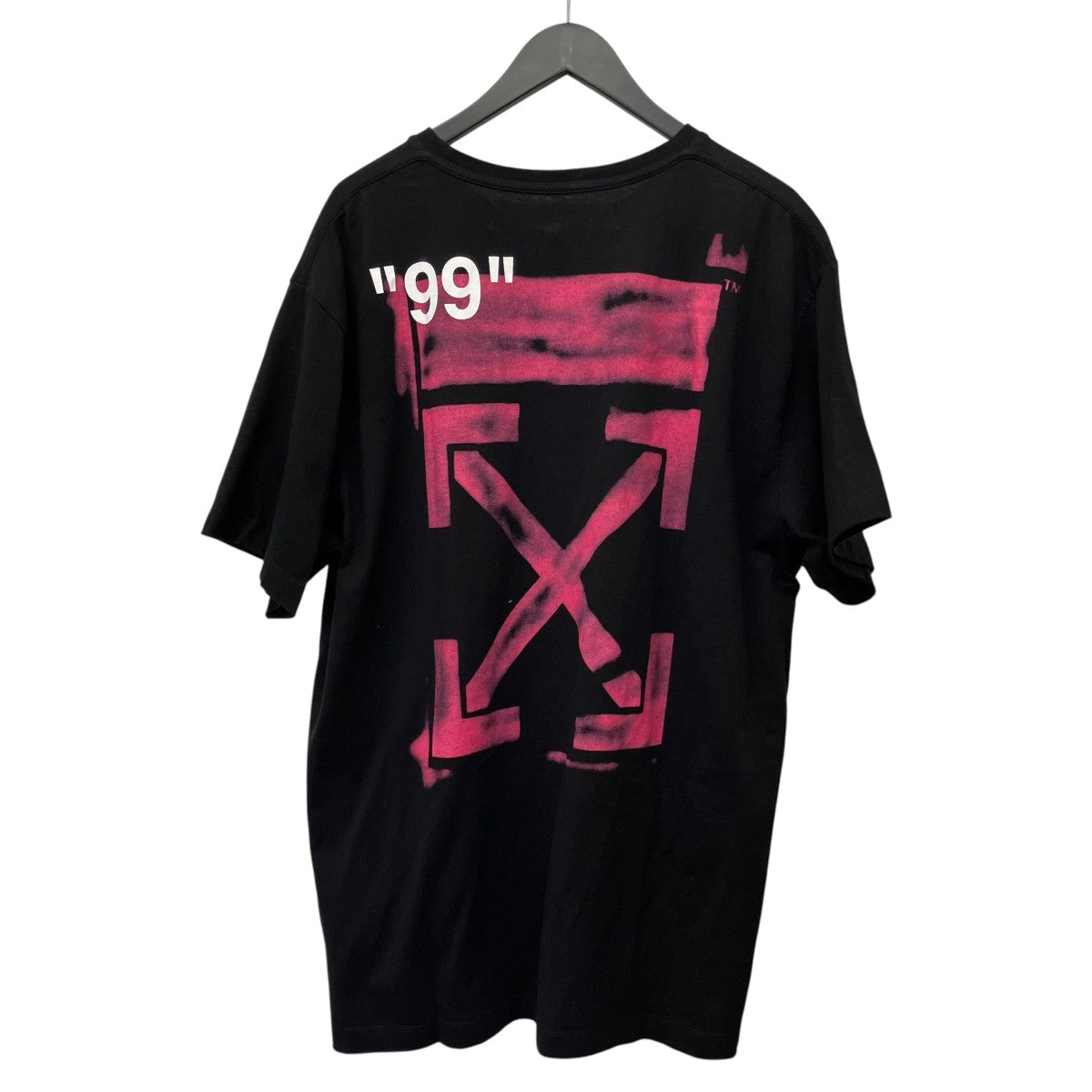 OFFWHITE 19SSSTENCIL S S OVER TeeプリントTシャツOMA038R1918015 古着・中古-2枚目のアイテム画像
