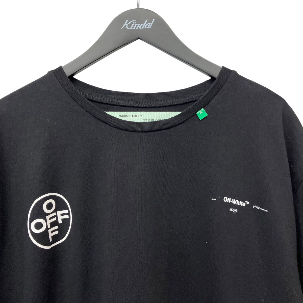 OFFWHITE 19SSSTENCIL S S OVER TeeプリントTシャツOMA038R1918015 古着・中古-3枚目のアイテム画像