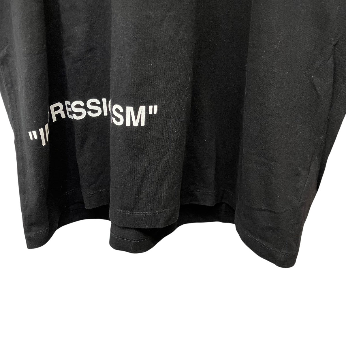 OFFWHITE 19SSSTENCIL S S OVER TeeプリントTシャツOMA038R1918015 古着・中古-4枚目のアイテム画像