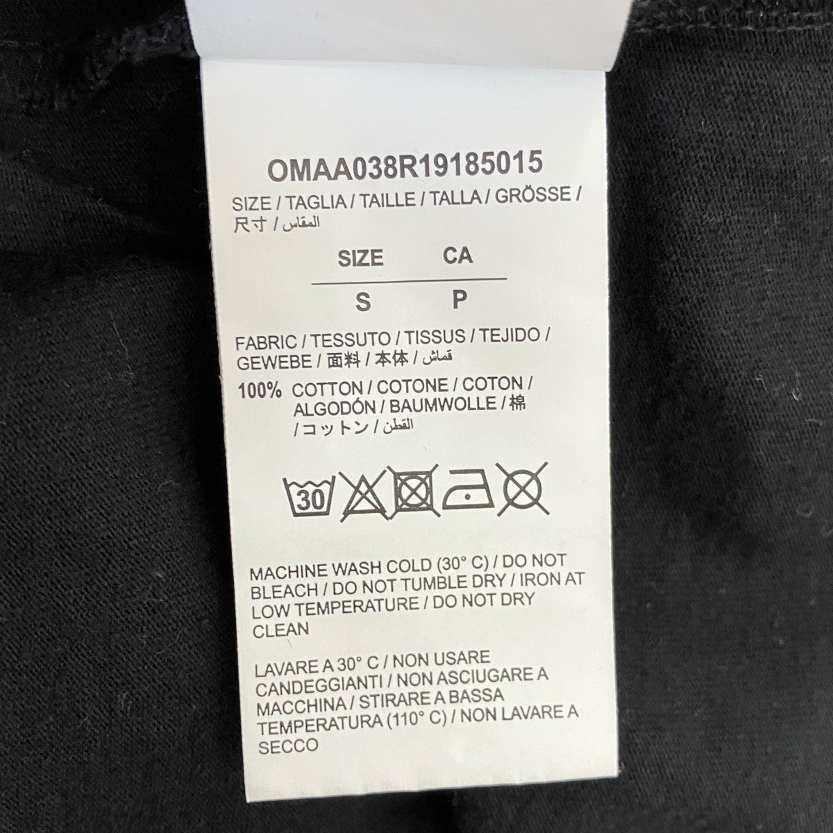 OFFWHITE 19SSSTENCIL S S OVER TeeプリントTシャツOMA038R1918015 古着・中古-6枚目のアイテム画像