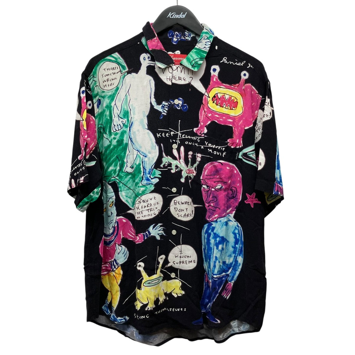 Supreme×Daniel Johnston 20SSDaniel JohnstonRayon S S Shirt]ダニエル ジョンストン レーヨン レーヨンシャツ 古着・中古-1枚目のアイテム画像