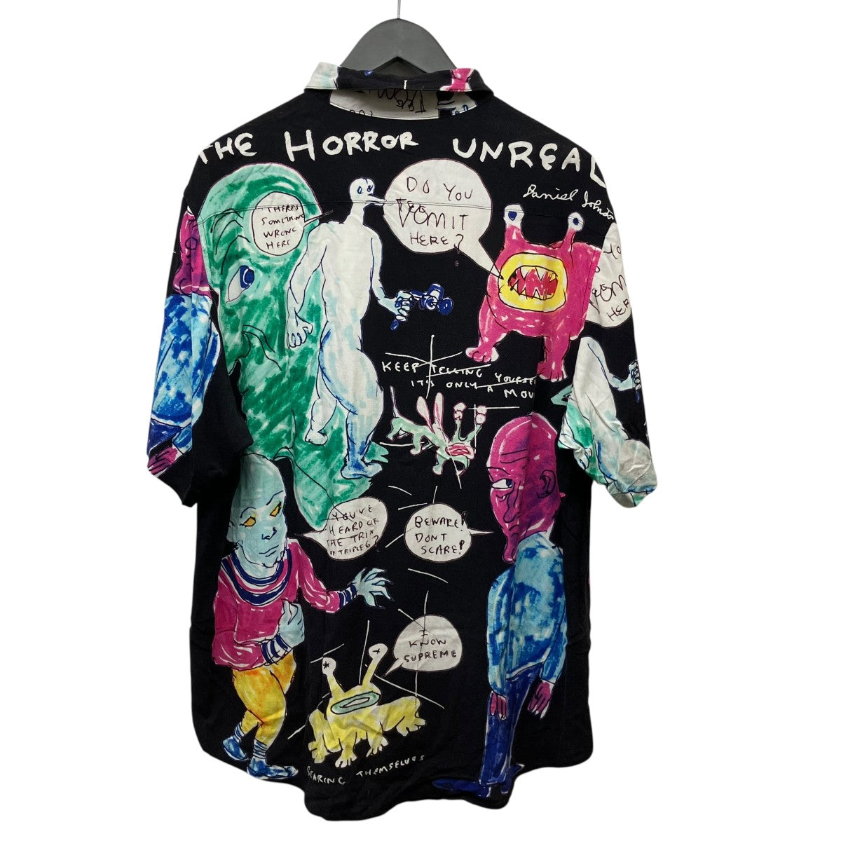 Supreme×Daniel Johnston 20SSDaniel JohnstonRayon S S Shirt]ダニエル ジョンストン レーヨン レーヨンシャツ 古着・中古-2枚目のアイテム画像