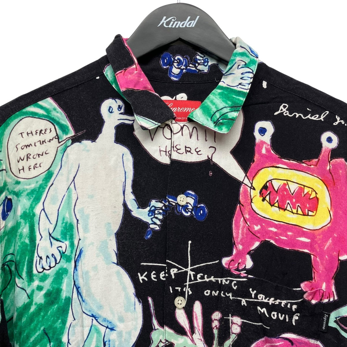 Supreme×Daniel Johnston 20SSDaniel JohnstonRayon S S Shirt]ダニエル ジョンストン レーヨン レーヨンシャツ 古着・中古-3枚目のアイテム画像