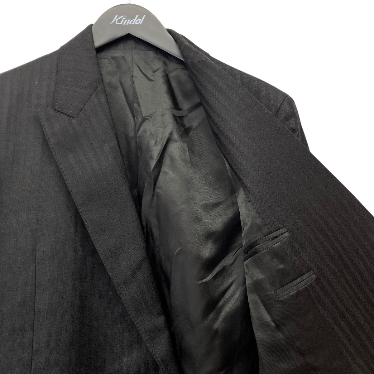 BOXY JACKET IN STRIPED WOOLテーラードジャケット2V77J138Q