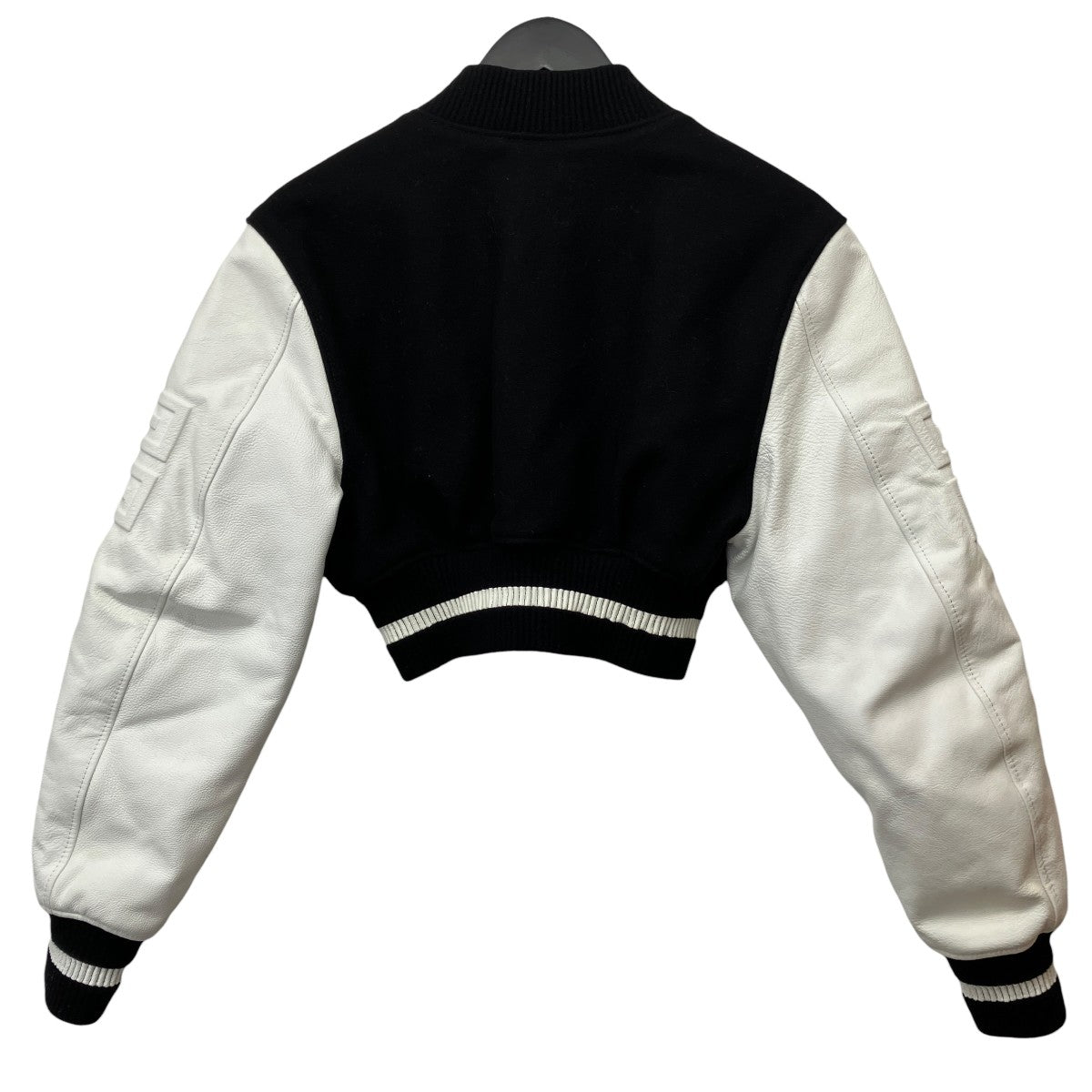 GIVENCHY(ジバンシィ) 25AWクロップドレザー切替バーシティー