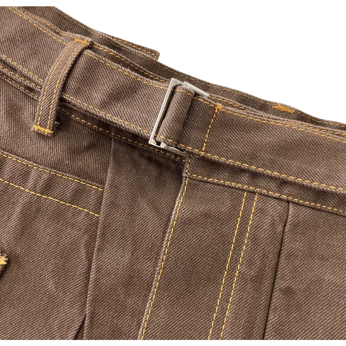 「Denim Skirt」ベルテッドデニムスカート