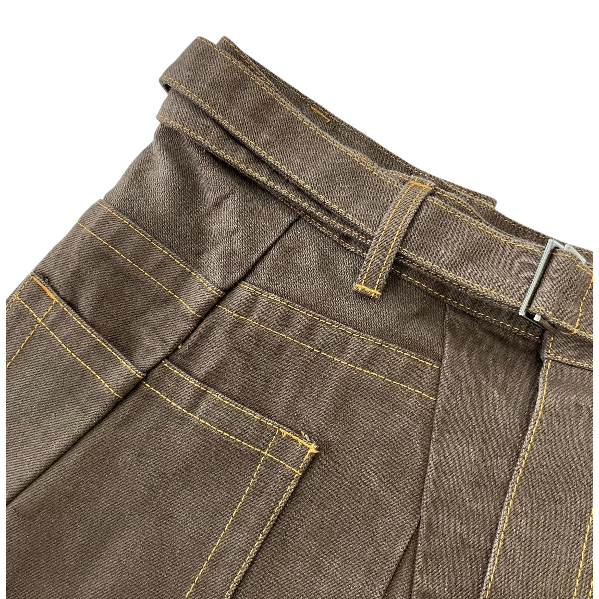 「Denim Skirt」ベルテッドデニムスカート