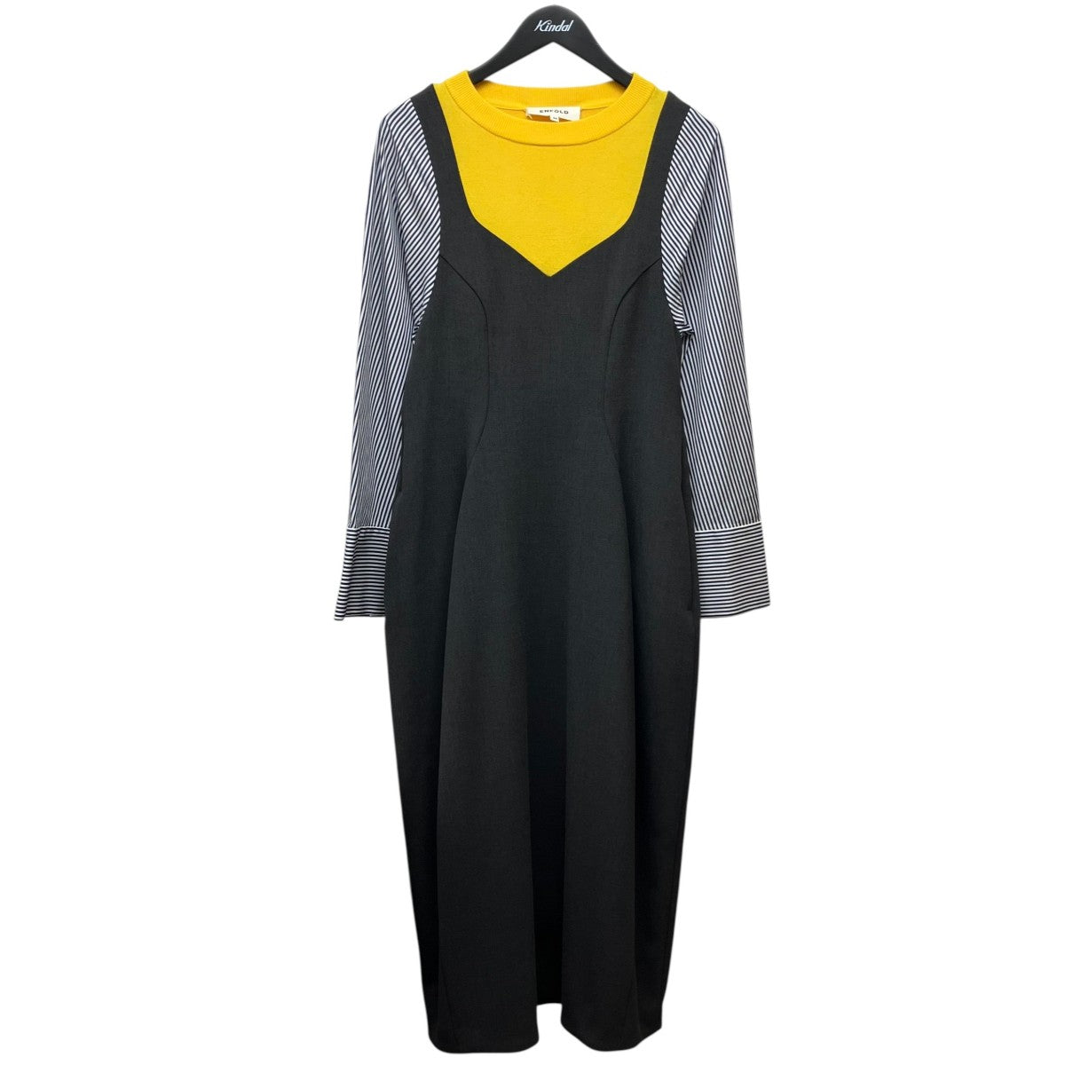ENFOLD 「TRIPLE DOCKING DRESS」トリプルドッキングドレスワンピース 古着・中古-1枚目のアイテム画像