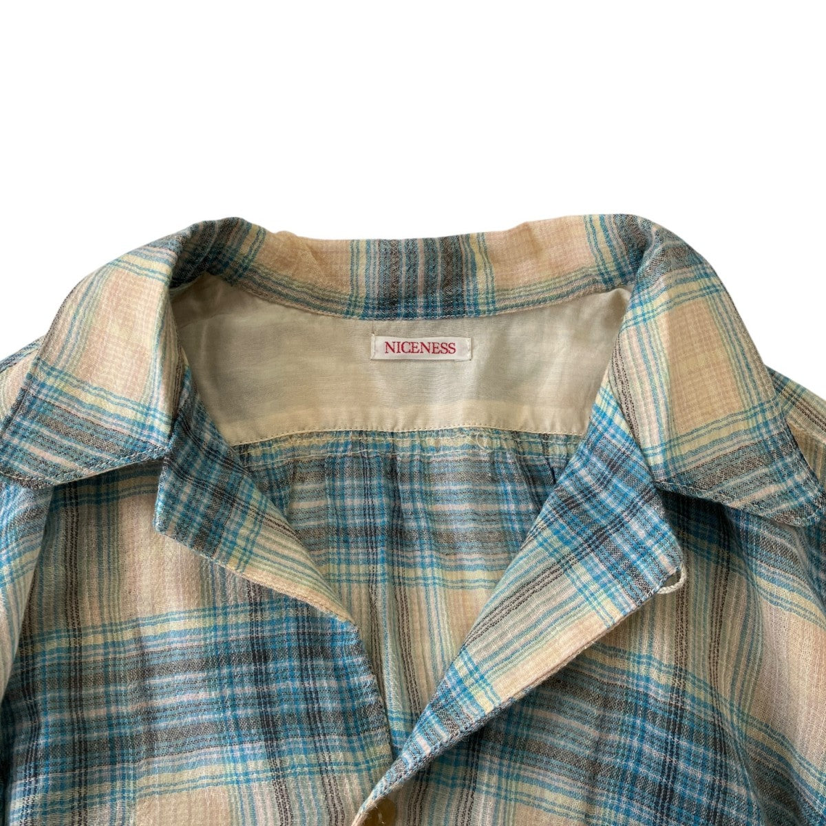 25AW　「THOM」 マルチカラーオンブレオープンカラージャケットシャツ NN-2701Y16