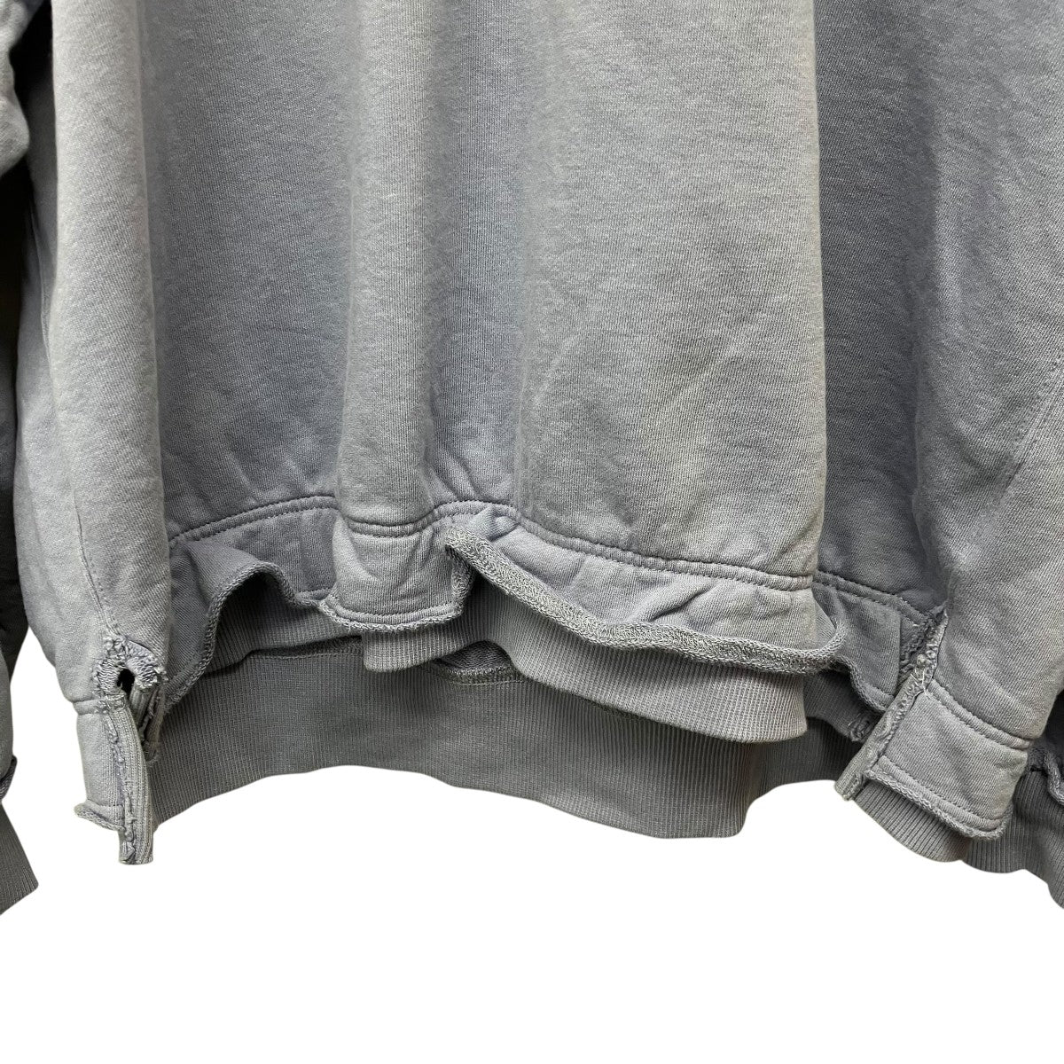 MAISON SPECIAL Lace Spray Dye Prime-Over Crew Neck Sweatshirtレースオーバークルーネックスウェット 古着・中古-4枚目のアイテム画像