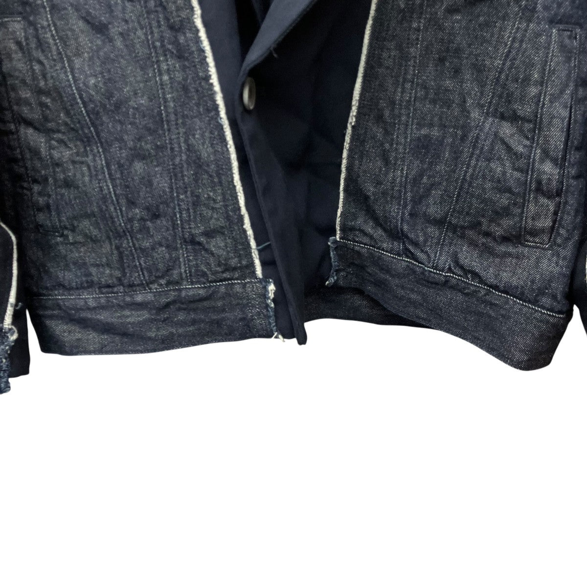 MAISON SPECIAL Denim Docking Prime-Over Peaked Lapel Jacketデニムドッキングプライムジャケット 古着・中古-4枚目のアイテム画像