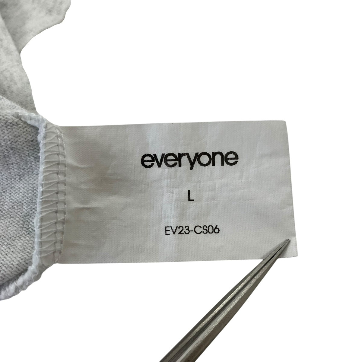 everyone×j．30000 Logo Short Sleeve TeeプリントTシャツEV23-CS06 古着・中古-4枚目のアイテム画像