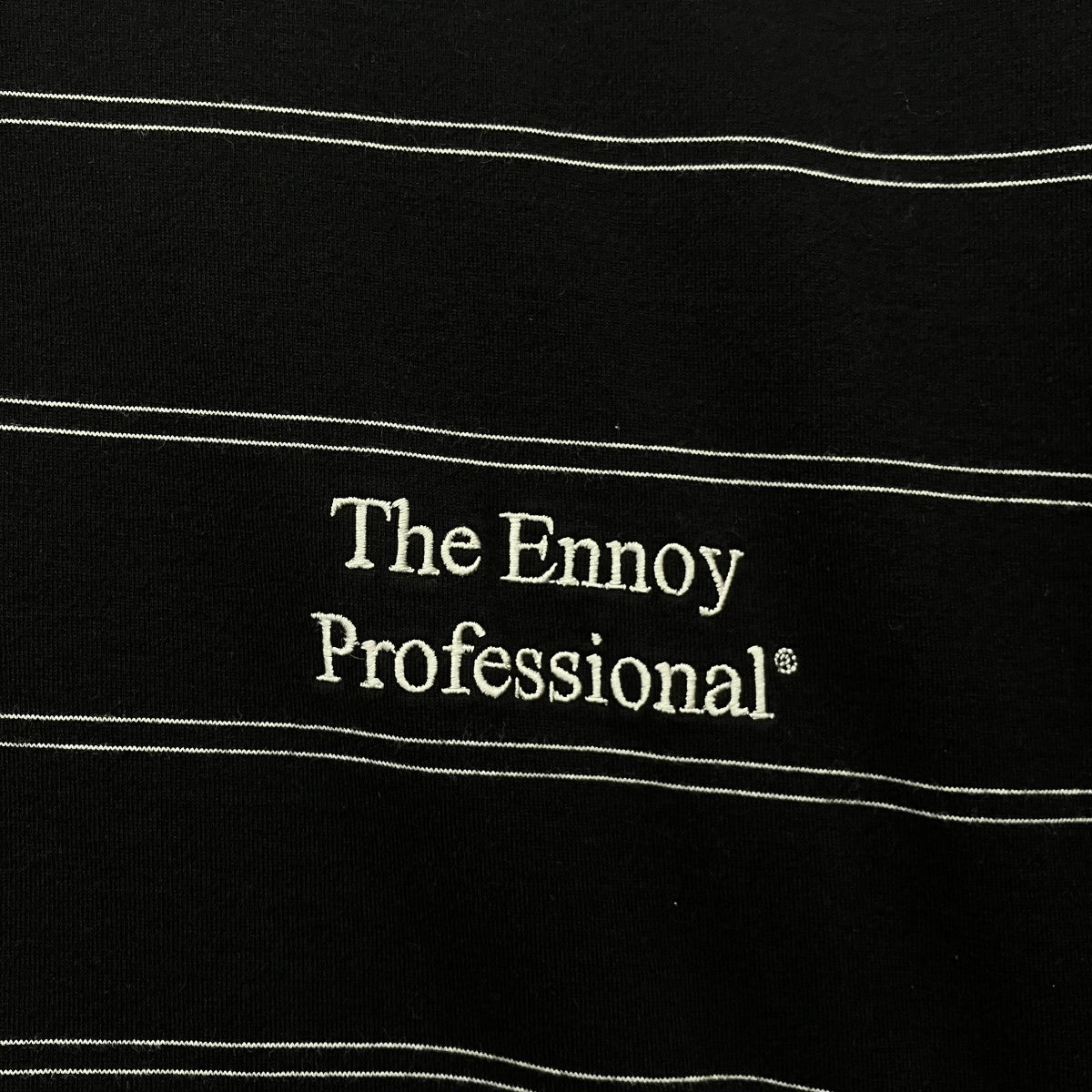 THE ENNOY PROFESSIONAL 25SSPanel Border S S T-ShirtボーダーTシャツSS25BRENCT02AM 古着・中古-3枚目のアイテム画像