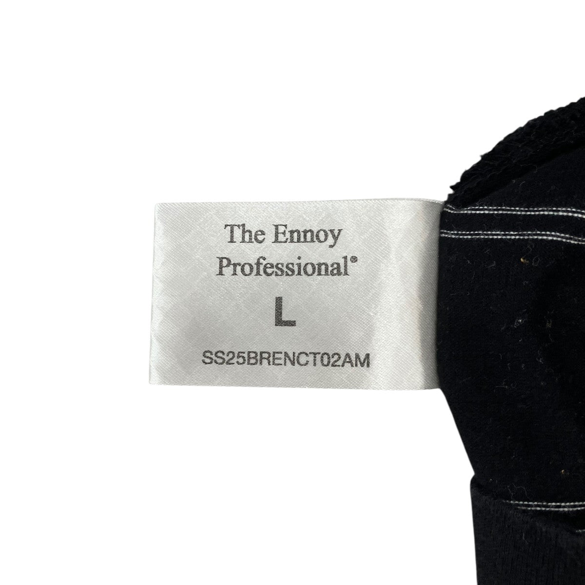 THE ENNOY PROFESSIONAL 25SSPanel Border S S T-ShirtボーダーTシャツSS25BRENCT02AM 古着・中古-4枚目のアイテム画像