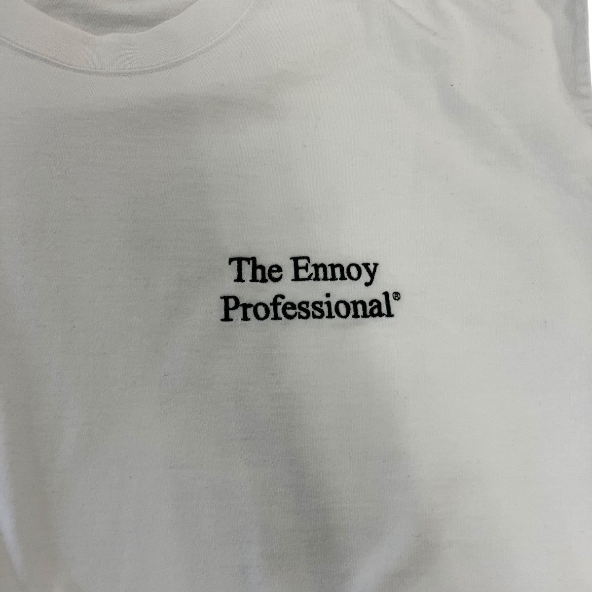 THE ENNOY PROFESSIONAL ロゴ刺繍TシャツSS22BRENCT04NTL 古着・中古-3枚目のアイテム画像