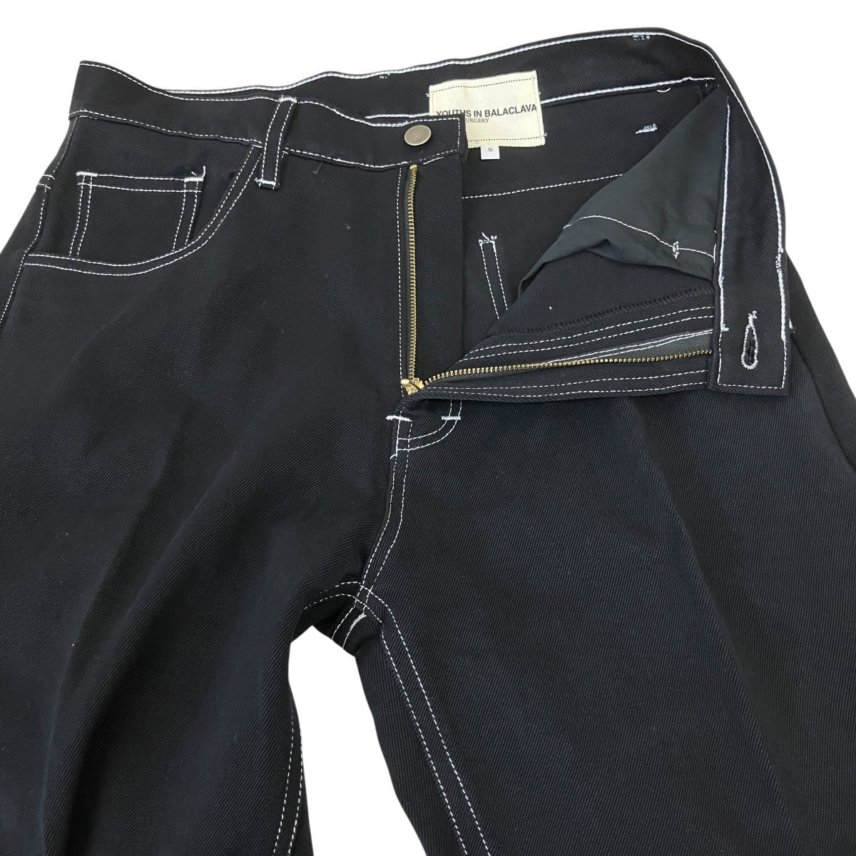 YOUTHS IN BALACLAVA ステッチパンツ 古着・中古-3枚目のアイテム画像