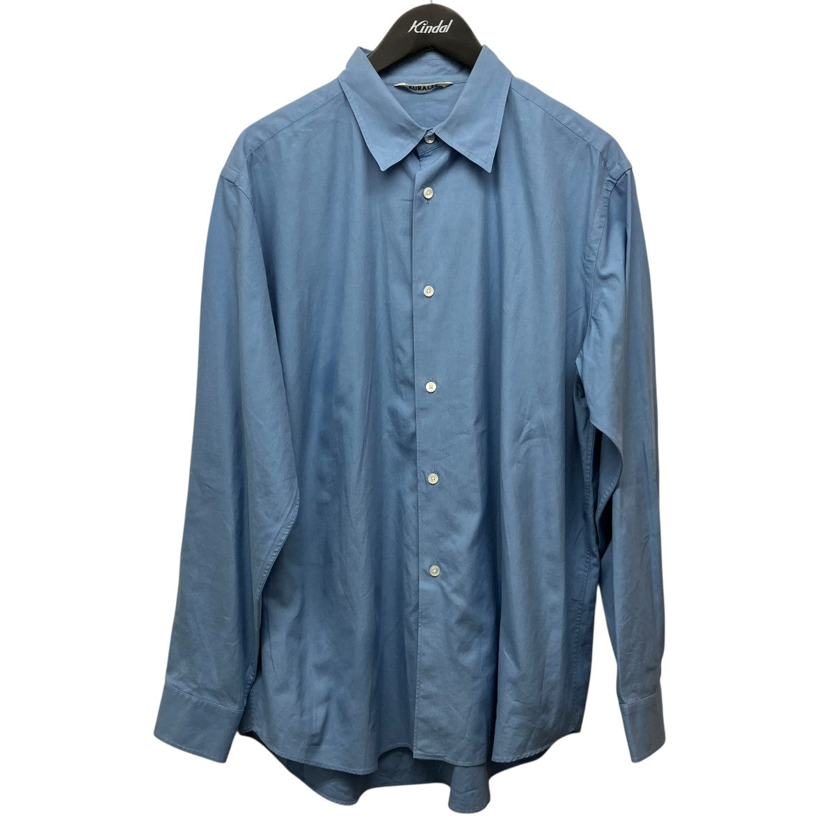 WASHED FINX TWILL SHIRTフィンクスコットンシャツA23AS01TN