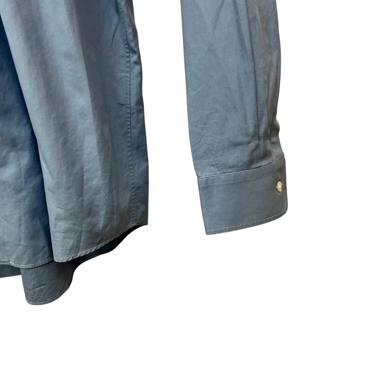 AURALEE WASHED FINX TWILL SHIRTフィンクスコットンシャツA23AS01TN 古着・中古-5枚目のアイテム画像
