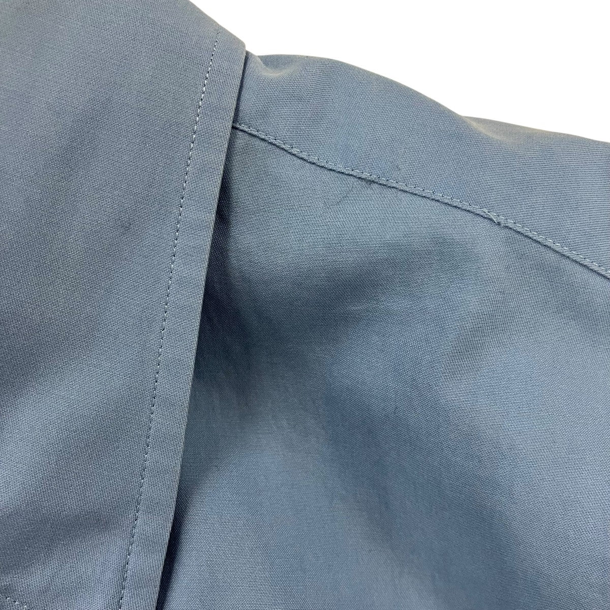 AURALEE WASHED FINX TWILL SHIRTフィンクスコットンシャツA23AS01TN 古着・中古-8枚目のアイテム画像