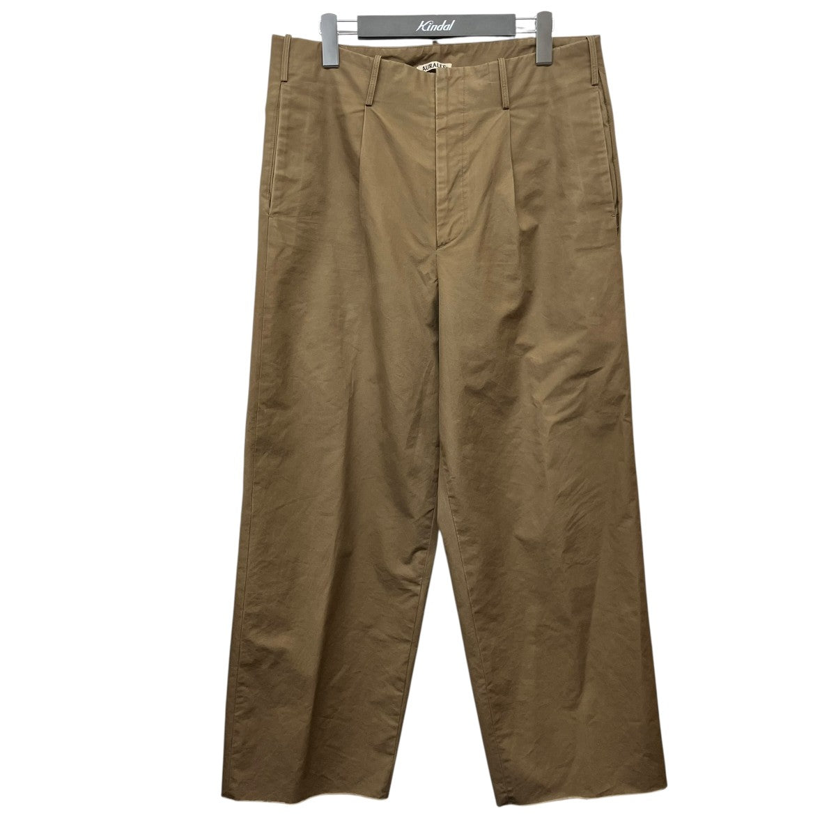 AURALEE HIGH COUNT CLOTH WIDE PANTSトルファンコットンワイドパンツA7AP02BT 古着・中古-1枚目のアイテム画像