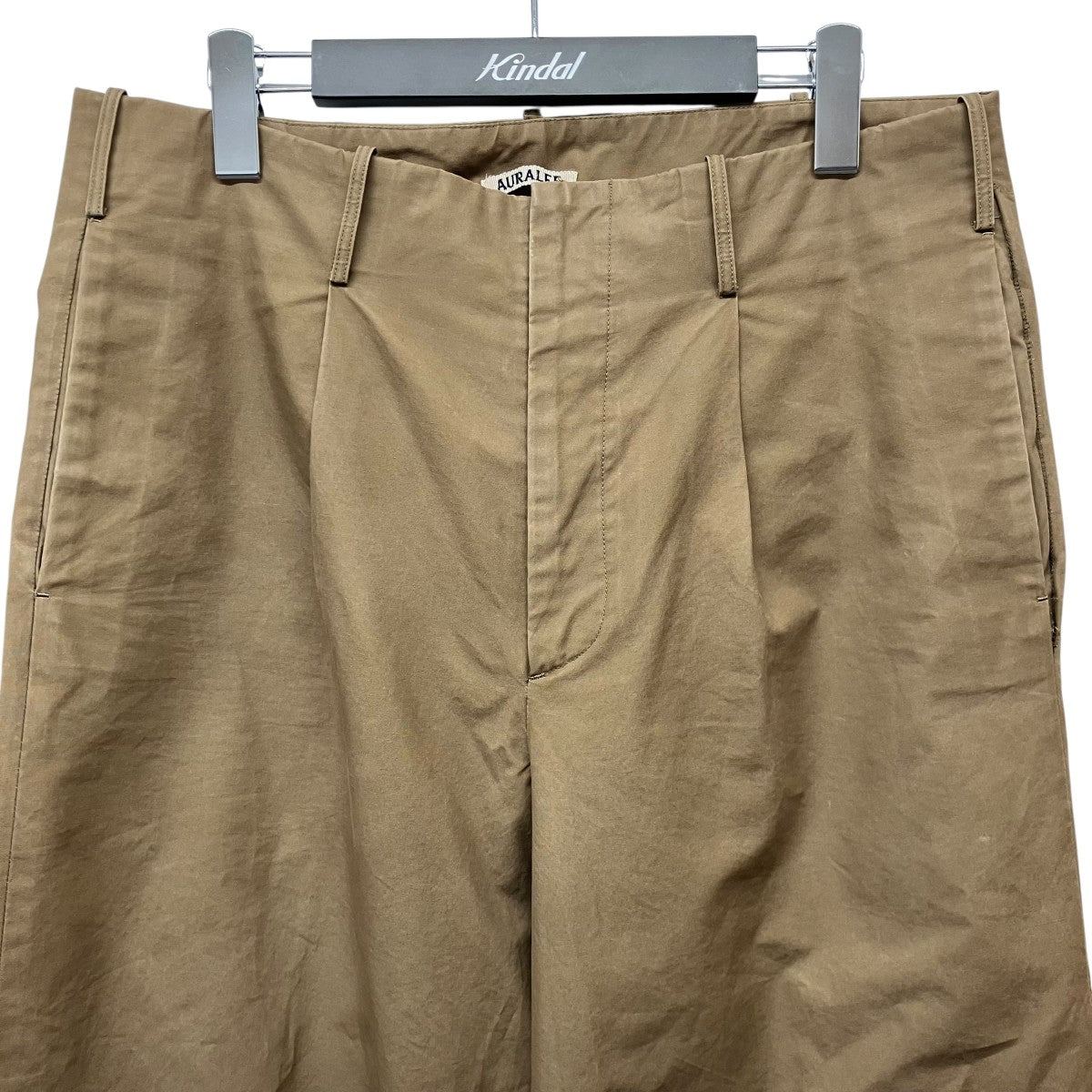AURALEE HIGH COUNT CLOTH WIDE PANTSトルファンコットンワイドパンツA7AP02BT 古着・中古-3枚目のアイテム画像
