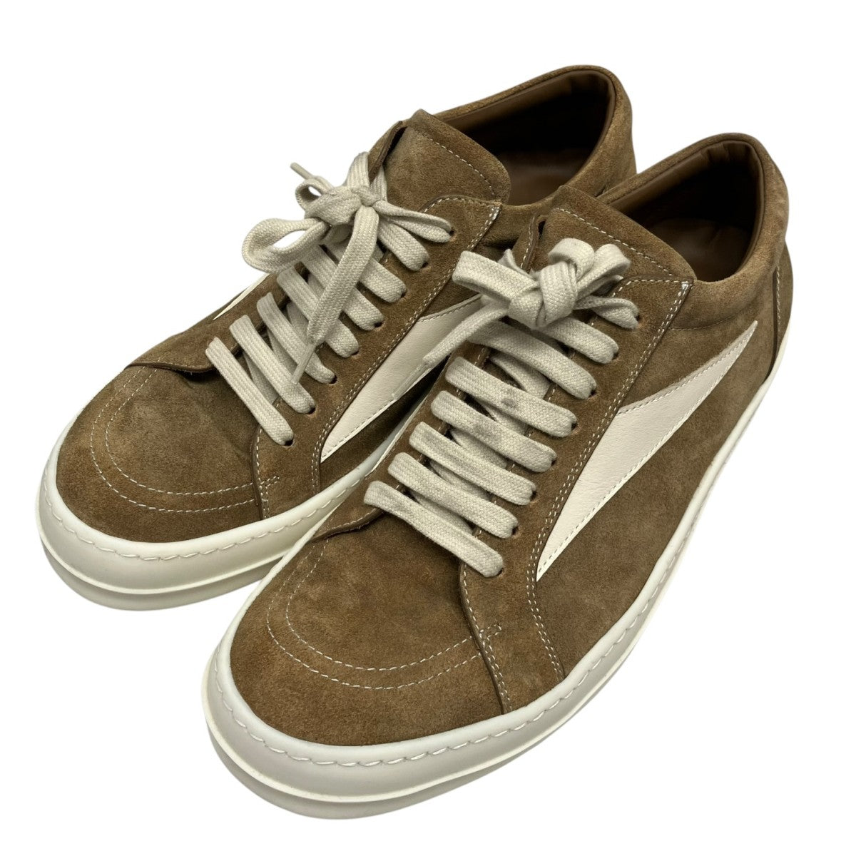 RICK OWENS 26SSヴィンテージローカットスニーカーRU01F2897LCSUCO 古着・中古-1枚目のアイテム画像