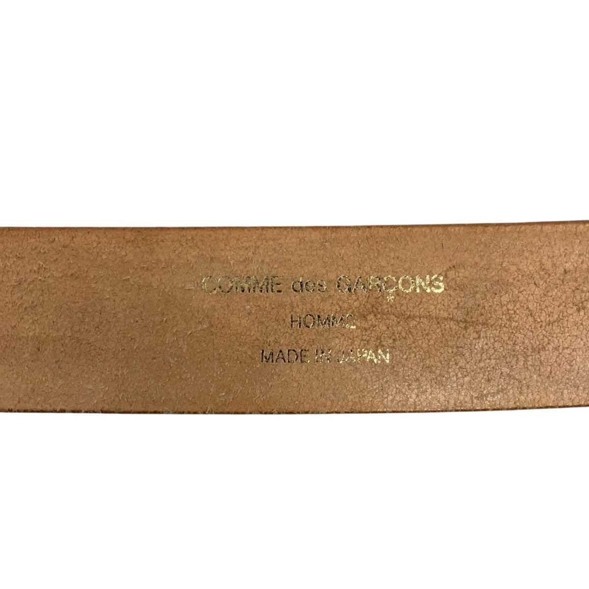 COMME des GARCONS HOMME レザーベルト 古着・中古-3枚目のアイテム画像