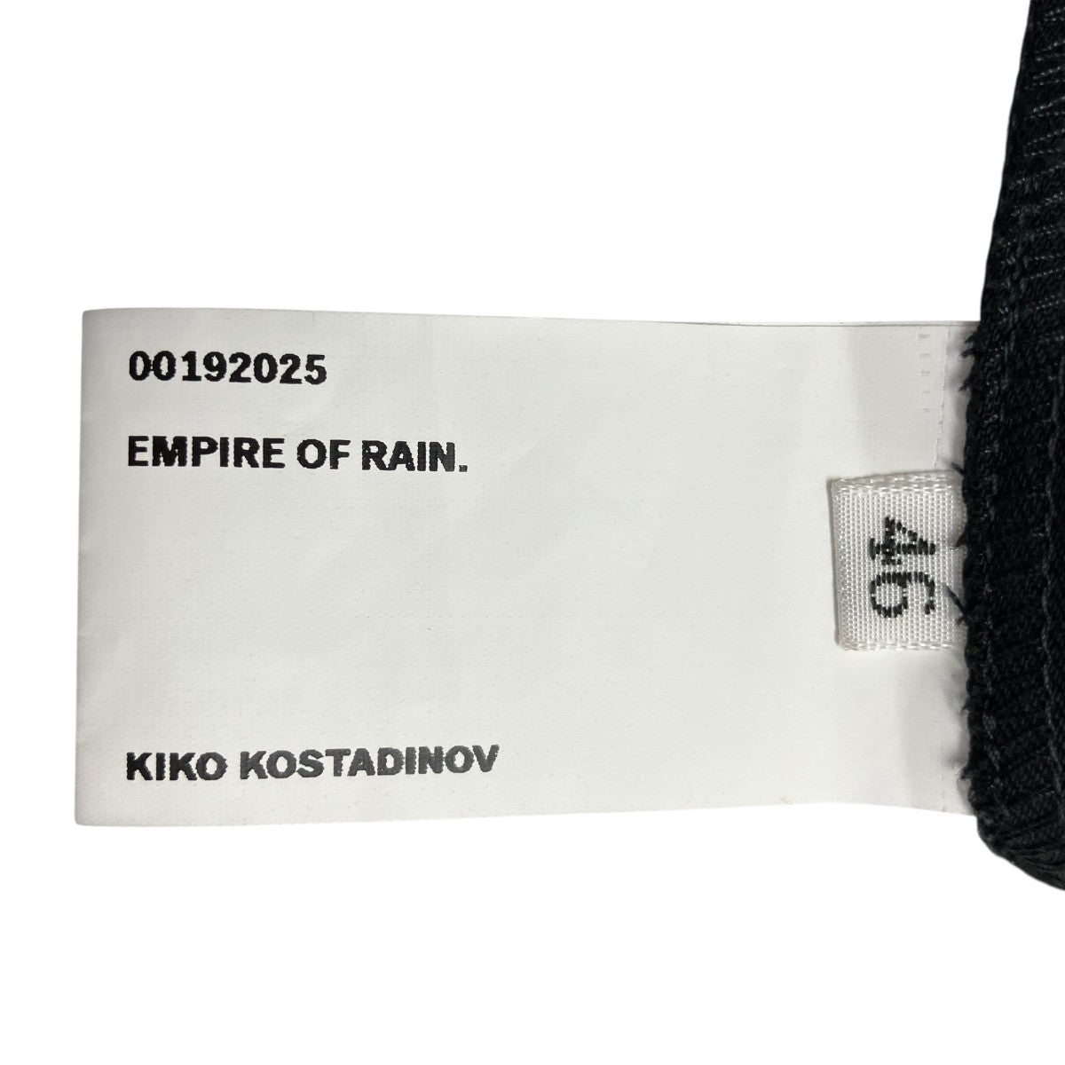 Kiko Kostadinov ワイドトラウザーズパンツ00192025 古着・中古-4枚目のアイテム画像