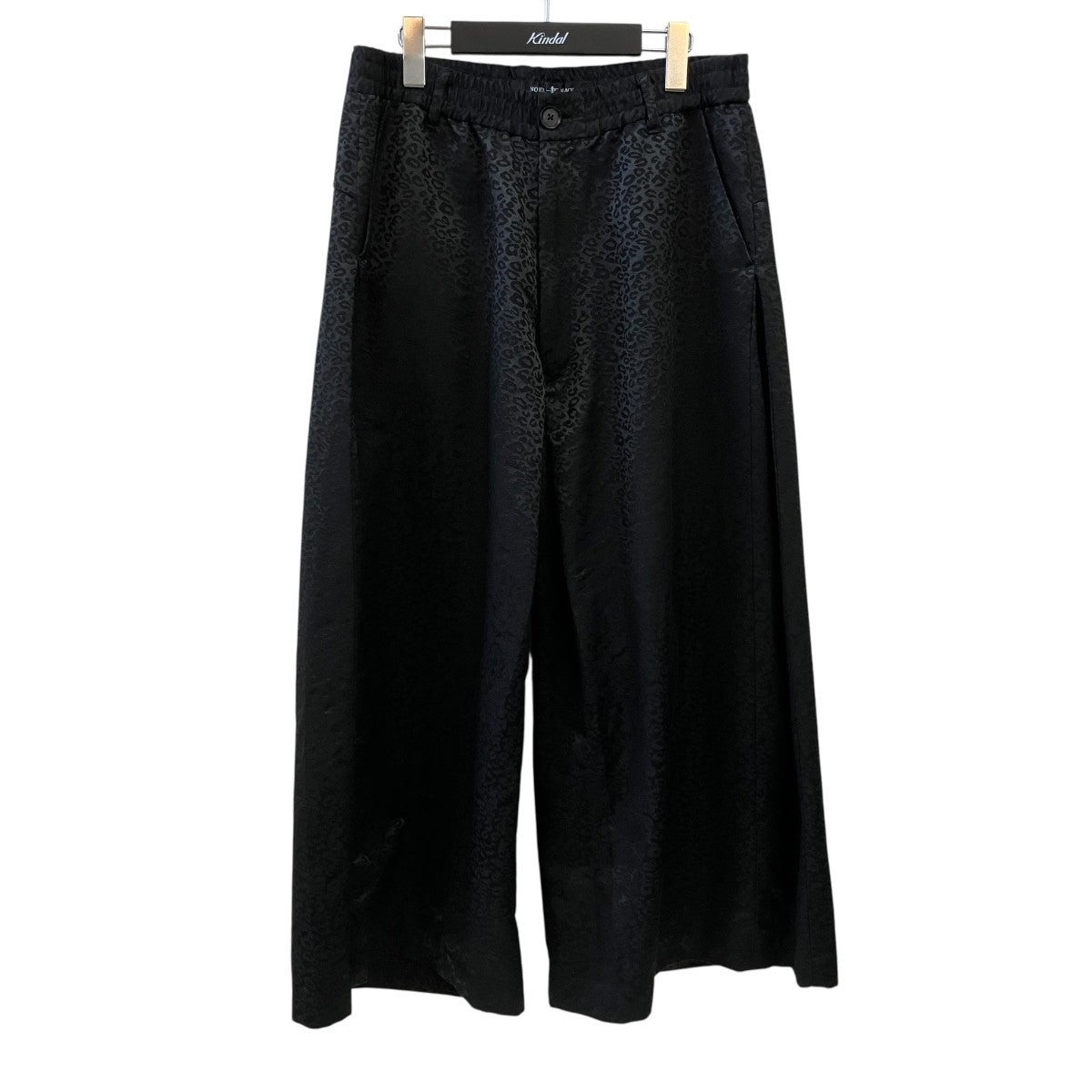 NO ID． レオパートジャガードワイドパンツ450006-838P 古着・中古-1枚目のアイテム画像