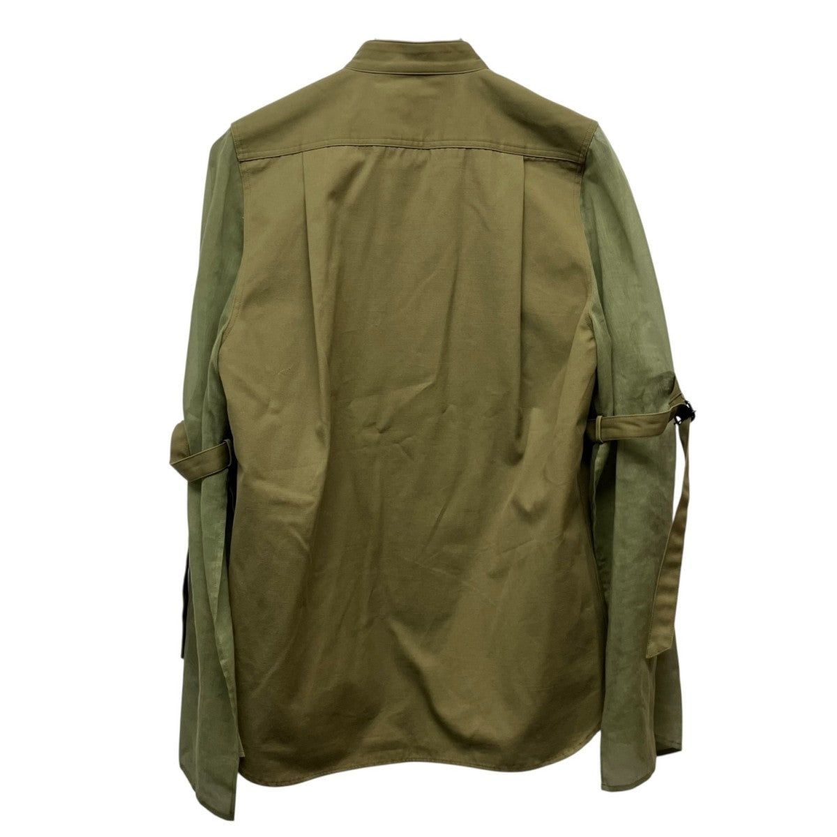HYKE ミリタリースリーブシアーシャツ15195 古着・中古-2枚目のアイテム画像