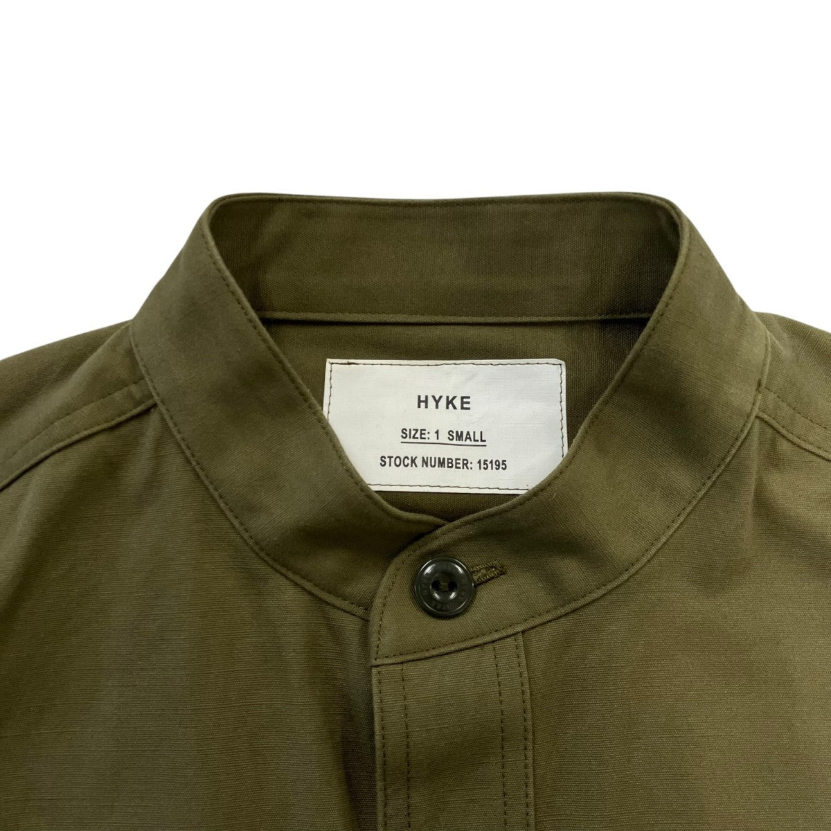 HYKE ミリタリースリーブシアーシャツ15195 古着・中古-3枚目のアイテム画像